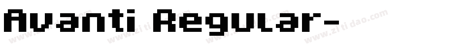 Avanti Regular字体转换